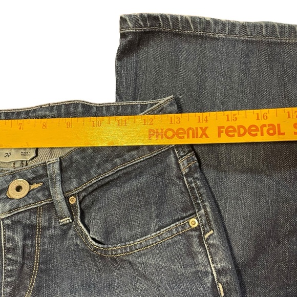 Banana Republic urban boot cut womens size 2P denim jeans - Picture 2 of 7